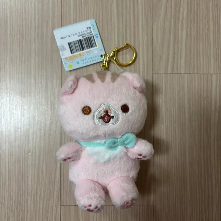 [BUNJANG] Corocoronyanya Cat Plush Keychain Pink / 코로코로코로냐 고양이 인형 키링 핑크 인형