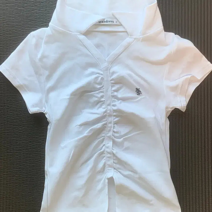 [BUNJANG] Urban Dress Shirring Short Sleeve Blouse - White / 무신사 어반드레스 셔링 반팔티 블라우스 화이트