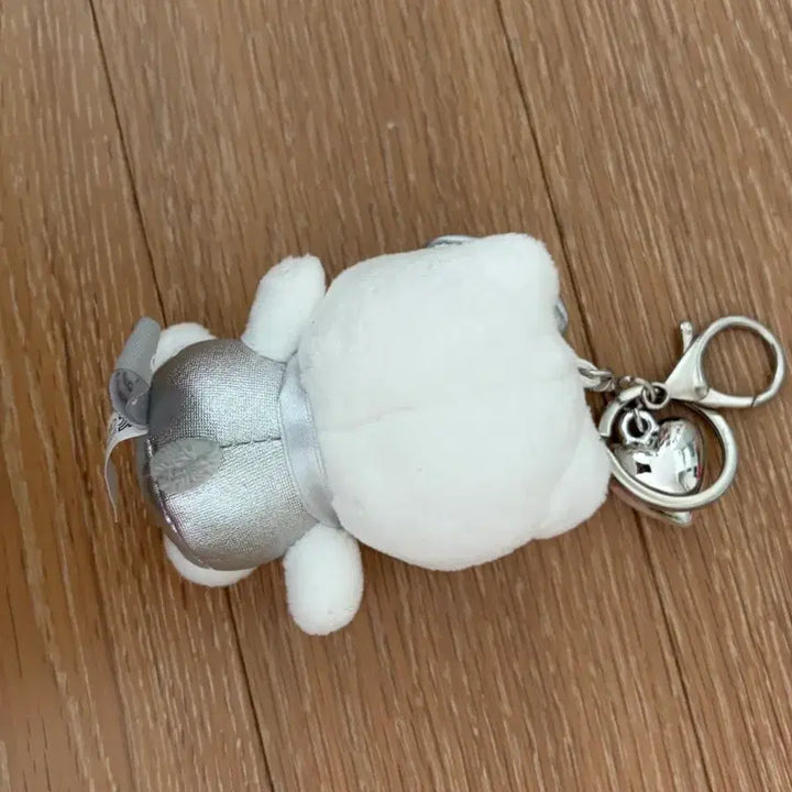 [BUNJANG] Sanrio Official Silver Hello Kitty Doll Keychain / 산리오 정품 실버 헬로키티 인형 키링
