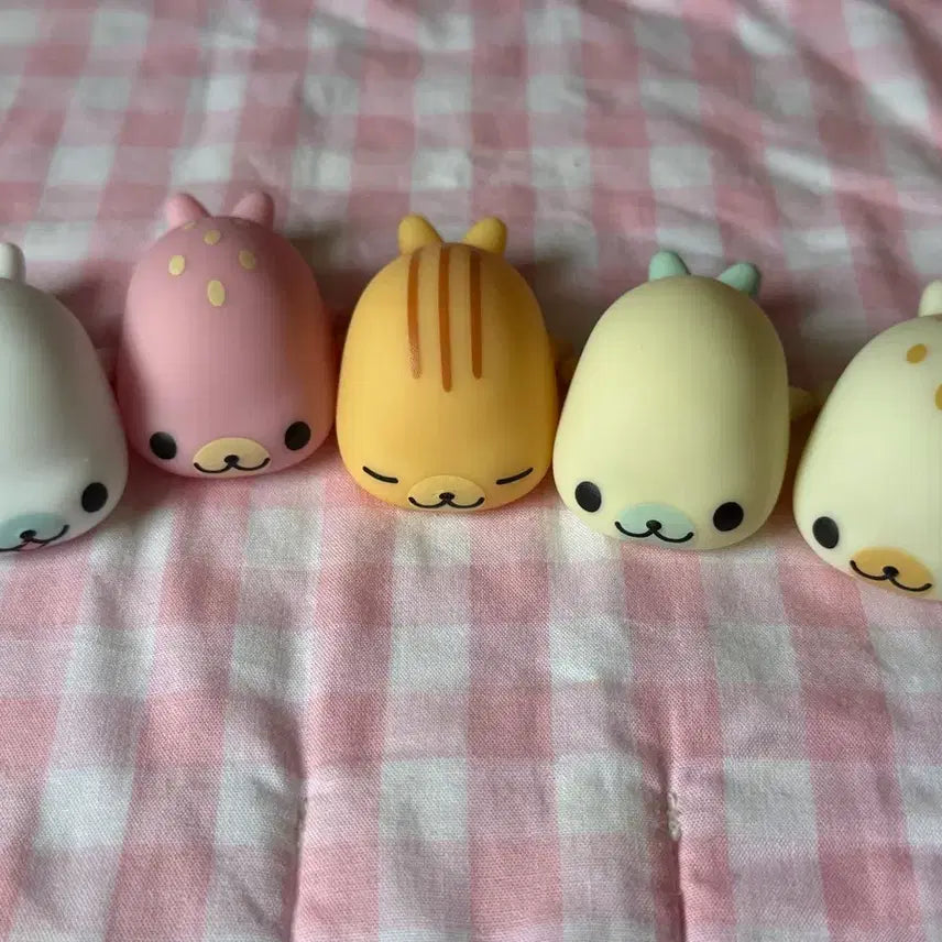 [BUNJANG] Mamegoma Kyumutto Gacha Set Plush Mascot / 마메고마 규뭇토 가챠 세트 인형 마스코트 고전 산엑스