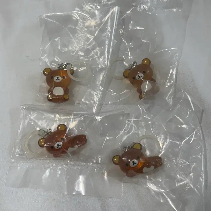 [BUNJANG] Rilakkuma Clear Mascot Charm Mezushi Sealed / 리락쿠마 클리어 마스코트 참 메지루시 미개봉 판매