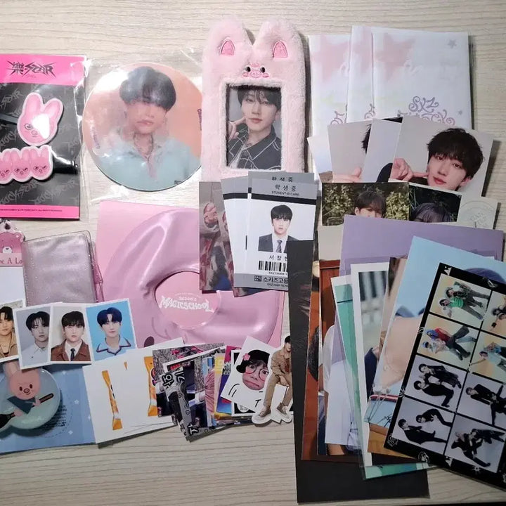[BUNJANG] Stray Kids Changbin Unlock Concert Dwaekki Gripsock Badge Hairpin Bundle Set / 스트레이키즈 창빈 언락콘서트 돼끼 그립톡 네시픽 뱃지 헤어핀 일괄