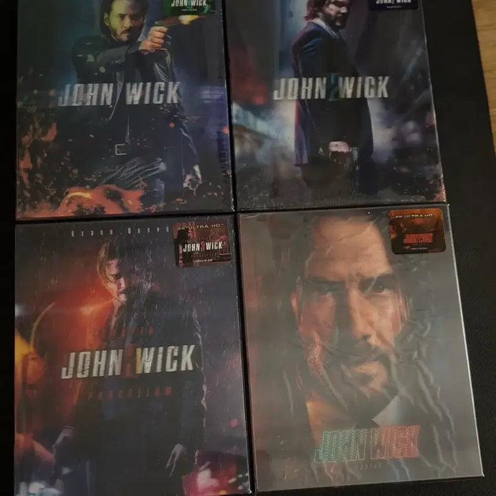[BUNJANG] John Wick 1-4 Lenticular Limited Edition Blu-ray (Sealed) / 블루레이 존윅 1-4 렌티큘러 한정판 미개봉