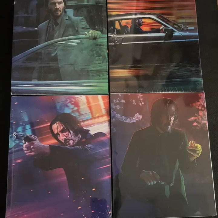 [BUNJANG] John Wick 1-4 Lenticular Limited Edition Blu-ray (Sealed) / 블루레이 존윅 1-4 렌티큘러 한정판 미개봉