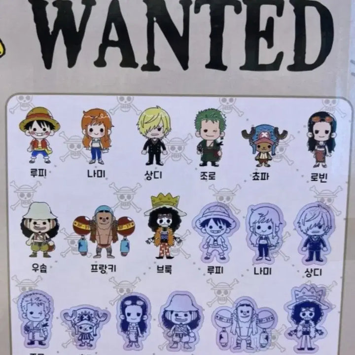 [BUNJANG] One Piece Mikey Keyring Set / 원피스 마이키링 9종 일괄