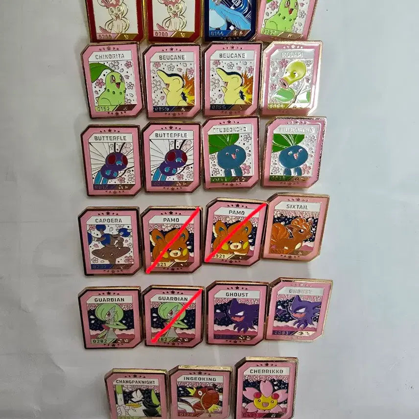 [BUNJANG] Pokemon Arcanine &amp; Friends Enamel Pin Set / 포켓몬 이삭토스트 뱃지