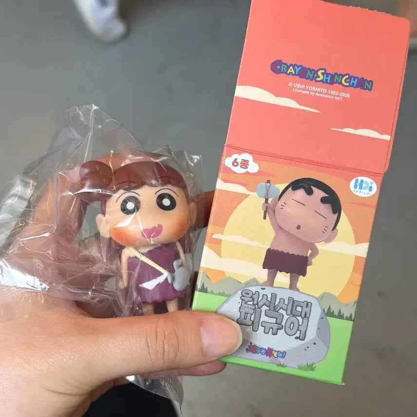 [BUNJANG] Shin-chan Primitive Era Glass Figure New / 원시시대 짱구 신상 유리 새상품