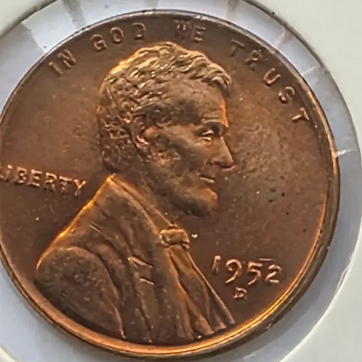 [BUNJANG] 1952-D Lincoln Cent (Uncirculated) - Denver Mint Penny / 링컨 1센트 1952_D년도 미사용 덴버 페니