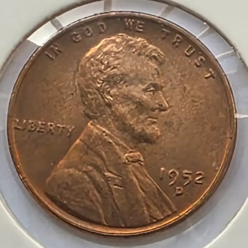 [BUNJANG] 1952-D Lincoln Cent Denver Mint Uncirculated Penny / 링컨 1센트 1952_D년도 미사용 덴버 페니
