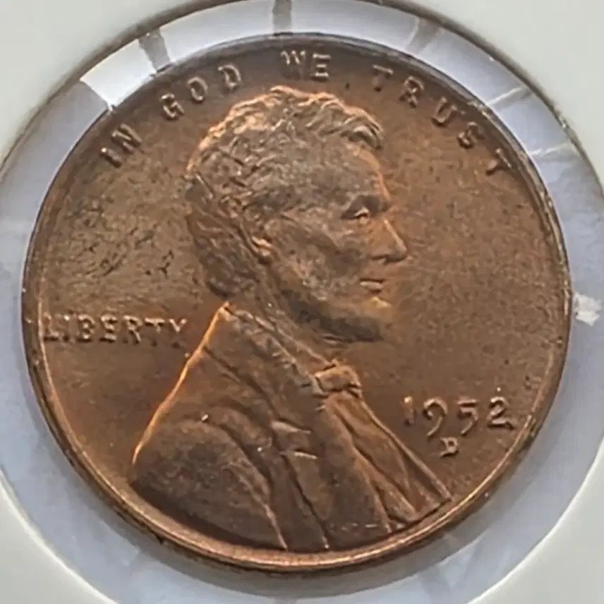 [BUNJANG] 1952-D Lincoln Cent Denver Mint Uncirculated Penny / 링컨 1센트 1952_D년도 미사용 덴버 페니