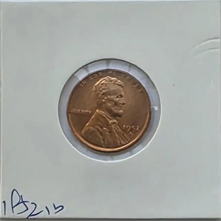 [BUNJANG] 1952-D Lincoln Cent (Denver Mint) Uncirculated Penny / 링컨 1센트 1952_D년도 미사용 덴버 페니