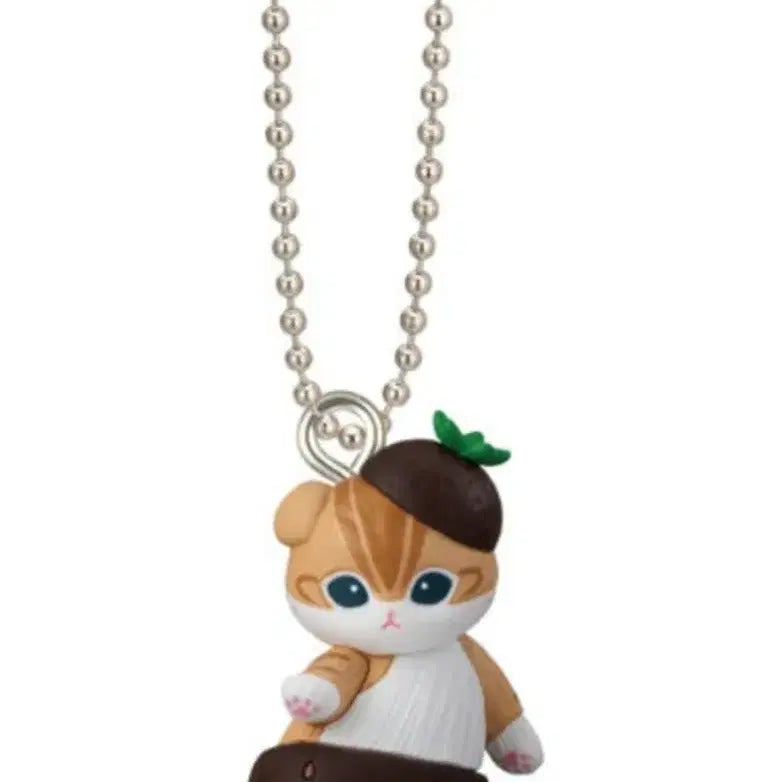 [BUNJANG] Mofusand Strawberry Chocolate Cat Mascot Gacha (Sealed) / 모프샌드 딸기 초콜릿 고양이 마스코트 가챠 미개봉