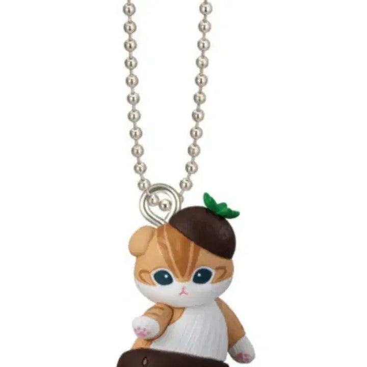 [BUNJANG] Mofusand Strawberry Chocolate Cat Mascot Gacha (Sealed) / 모프샌드 딸기 초콜릿 고양이 마스코트 가챠 미개봉