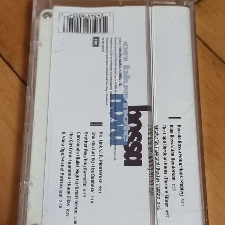 [BUNJANG] Various Artists Bossa Nova On Blue Note Cassette Tape (Sealed) / V.A Bossa Nova On Blue Note 미개봉 카세트 테이프