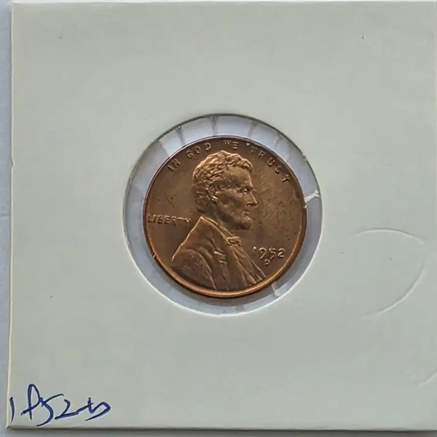 [BUNJANG] 1952-D Lincoln Cent Error Coin - Uncirculated Denver Penny / 링컨 1센트 1952_D년도 미사용 에러 덴버 페니