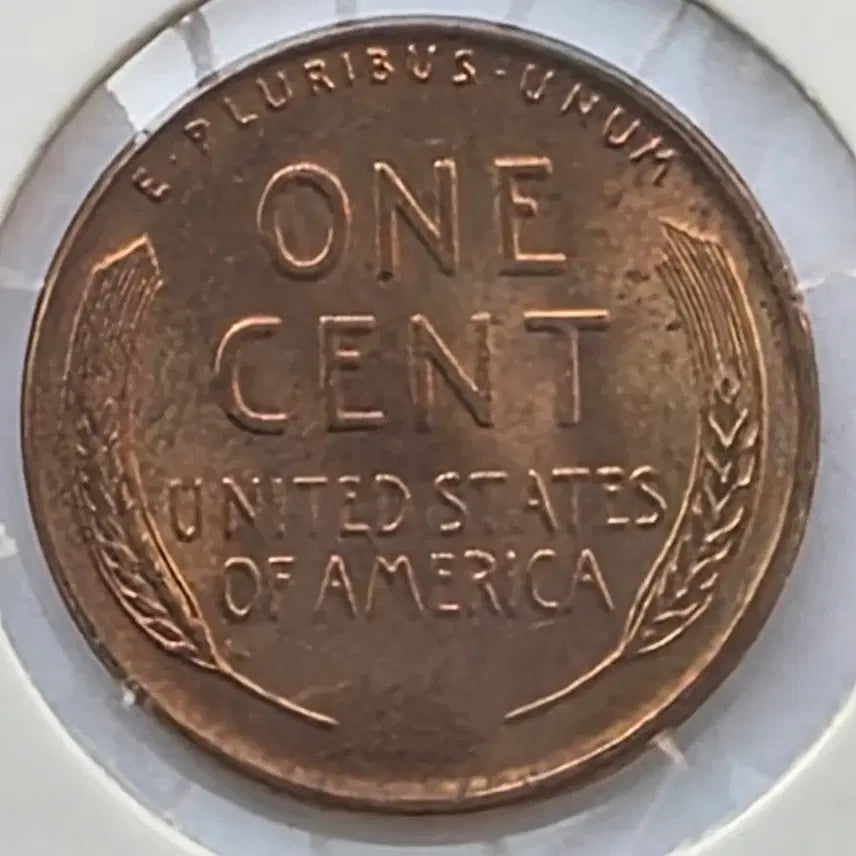 [BUNJANG] 1952-D Lincoln Cent Uncirculated Rainbow Tone Denver Penny / 링컨 1센트 1952_D년도 미사용 레인보우톤 덴버 페니