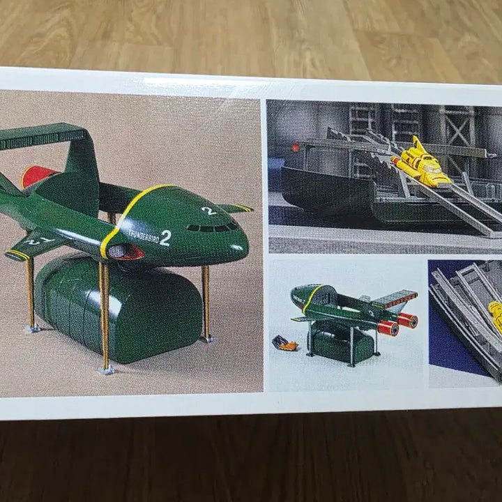 [BUNJANG] Aoshima Thunderbird 2 &amp; 4 1/350 Scale Plastic Model Kit / 고전프라 아오시마 썬더버드 2호 &amp; 4호 1/350