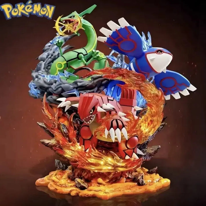 [BUNJANG] Pokemon Groudon Rayquaza Kyogre Figure / 포켓몬스터 그란돈 레쿠쟈 가이오가 피규어
