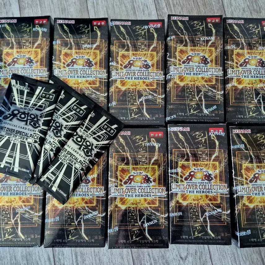 [BUNJANG] Yu-Gi-Oh! Limit Over Collection The Heroes 10 Boxes / (유희왕) 리미트 오버 콜렉션 더 히어로즈 10박스