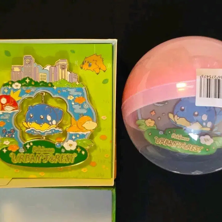 [BUNJANG] Pokemon Forest Degureo Roulette Pin Badge &amp; Rubber Magnet Set with Ditto Degureo Bonus / 포켓몬 포레스트 데굴레오 룰렛 핀벳지,러버 마그넷,메타몽 데굴레오 세트