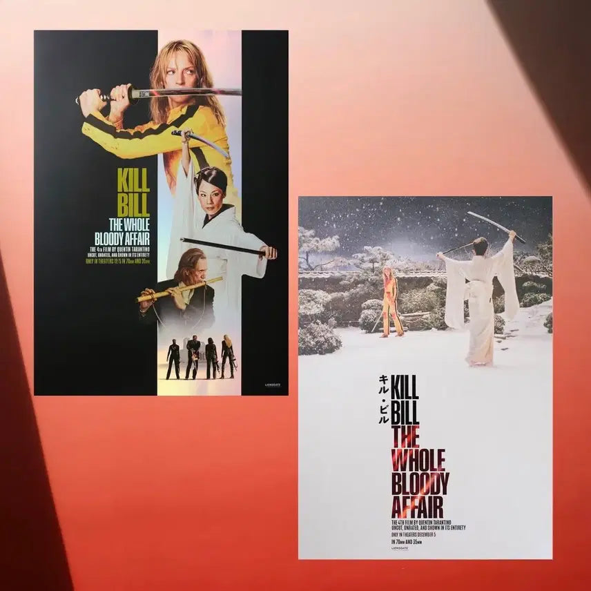 [BUNJANG] Kill Bill Artgraphy Set with Original Ticket / 2set)킬빌 아트그라피+오리지널 티켓