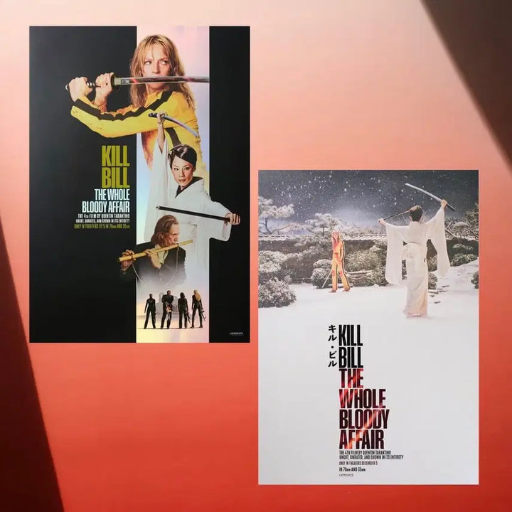 [BUNJANG] Kill Bill Artgraphy Bundle Set + Original Ticket / 일괄)킬빌 아트그라피+오리지널 티켓