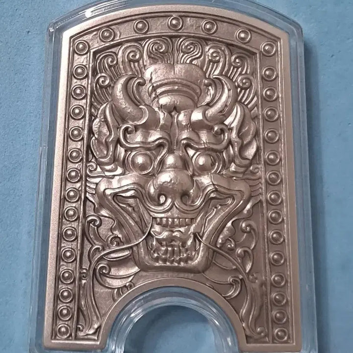 [BUNJANG] CoinzToday Chiwoo Cheonwang Goblin Shield 100g Silver Stackers (Antique Version) / 치우천왕 도깨비 방패(앤틱)실버100g