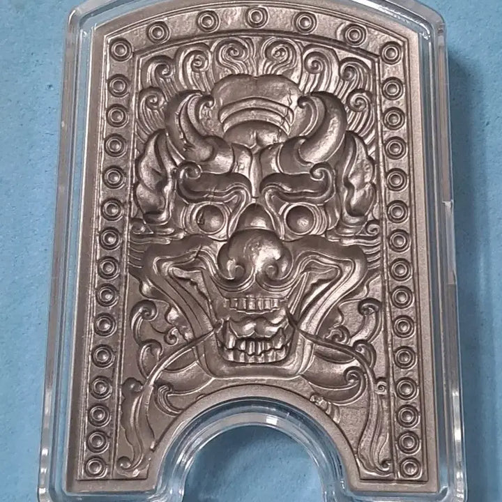 [BUNJANG] CoinzToday Chiwoo Cheonwang Goblin Shield 100g Silver Stackers (Antique Version) / 치우천왕 도깨비 방패(앤틱)실버100g
