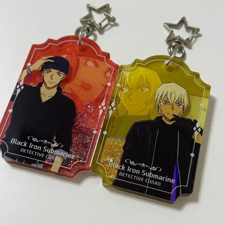 [BUNJANG] Detective Conan: Black Iron Submarine Akai Shuuichi &amp; Amuro Tooru Keychain Set / 명탐정 코난 흑철의 어영 아카이 슈이치 아무로 토오루 유사 코롯토 키링