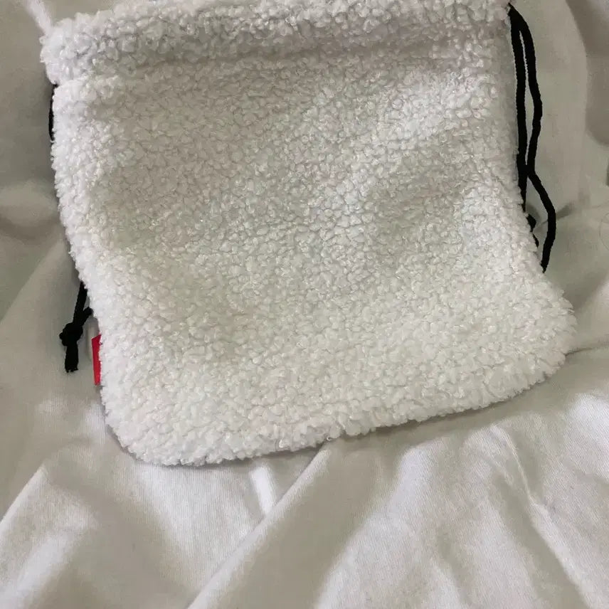 [BUNJANG] Snoopy Drawstring Pouch White / 스누피 복조리 가방 파우치 화이트