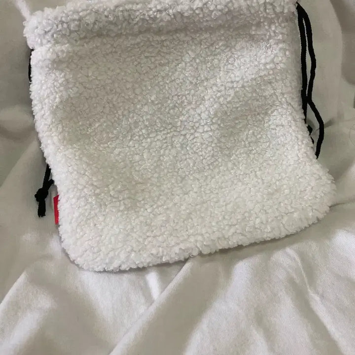 [BUNJANG] Snoopy Drawstring Pouch White / 스누피 복조리 가방 파우치 화이트