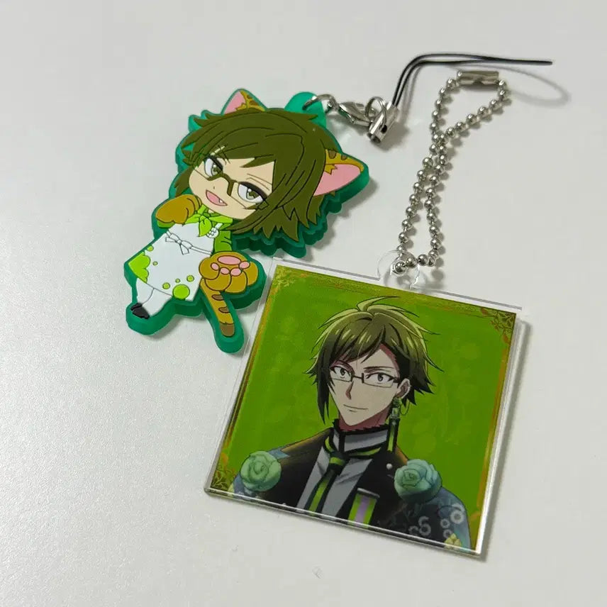 [BUNJANG] IDOLiSH7 Nikaido Yamato Rubber Strap &amp; Acrylic Keyring Set / 아이돌리쉬세븐 아이나나 니카이도 야마토 러버스트랩 아크릴 키링 세트