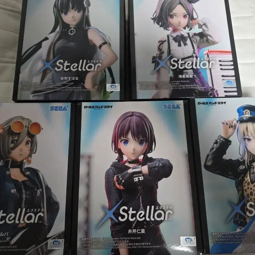 [BUNJANG] Girls Band Cry Stella Figure 5-Type Set / 걸즈 밴드 크라이 스텔라 피규어 5종 세트