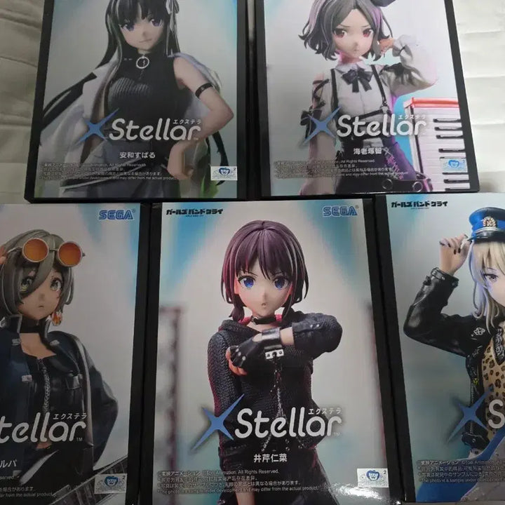 [BUNJANG] Girls Band Cry Stella Figure 5-Type Set / 걸즈 밴드 크라이 스텔라 피규어 5종 세트