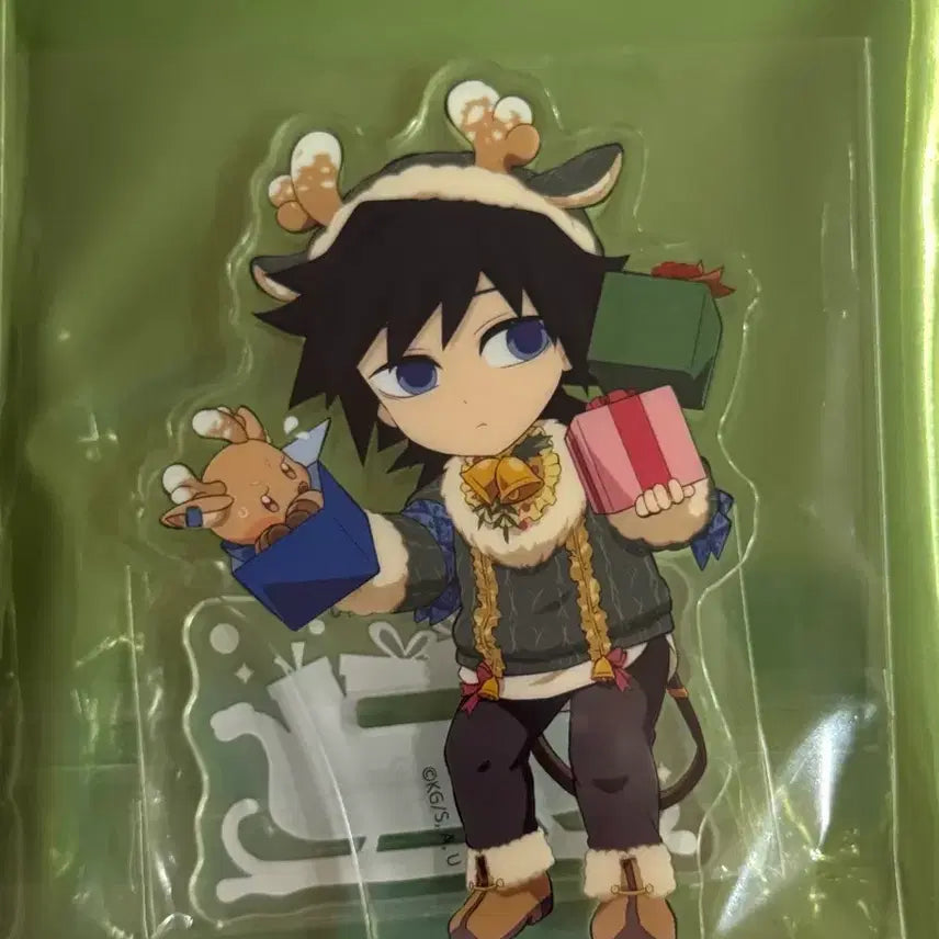 [BUNJANG] Demon Slayer Giyu Christmas Acrylic Stand / 귀멸의칼날 기유 크리스마스 아크릴스탠드
