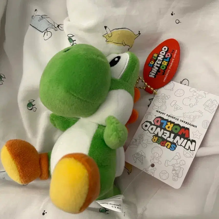 [BUNJANG] Mario Yoshi Universal Studios Japan Nintendo World Plush Keychain / 마리오 요시 닌텐도 월드 유니버셜 스튜디오 인형 키링