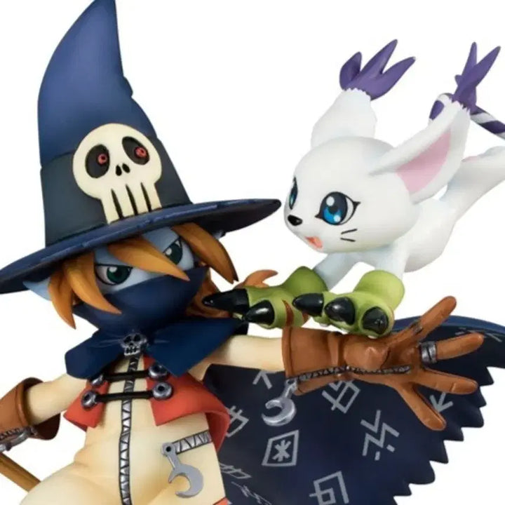 [BUNJANG] Digimon Wizardmon &amp; Gatomon Figure (Sealed) / 디지몬 위자몬 &amp; 가트몬 피규어 미개봉