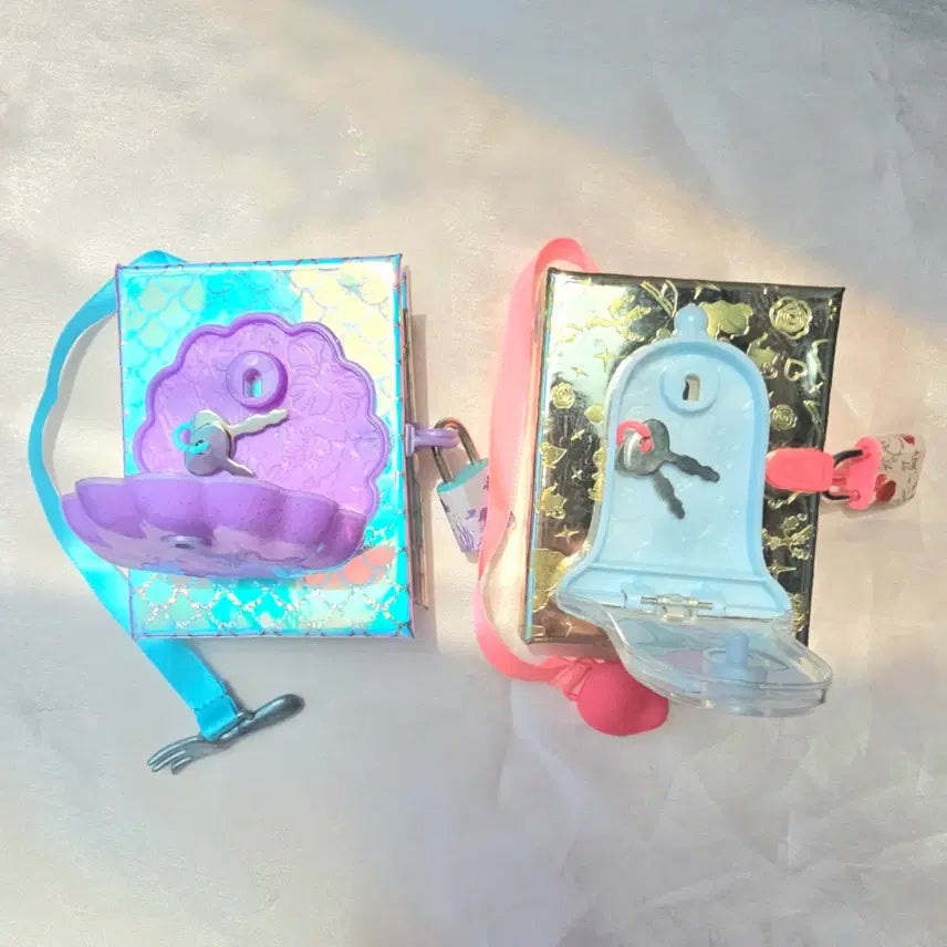 [BUNJANG] The Little Mermaid &amp; Beauty and the Beast Mini Diary Set / 인어공주,미녀와야수 미니다이어리