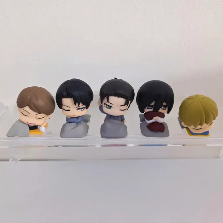 [BUNJANG] Attack on Titan Onemutan Gacha Full Set (5 Types) / 진격의거인 오네무탄 가챠 5종 풀세트