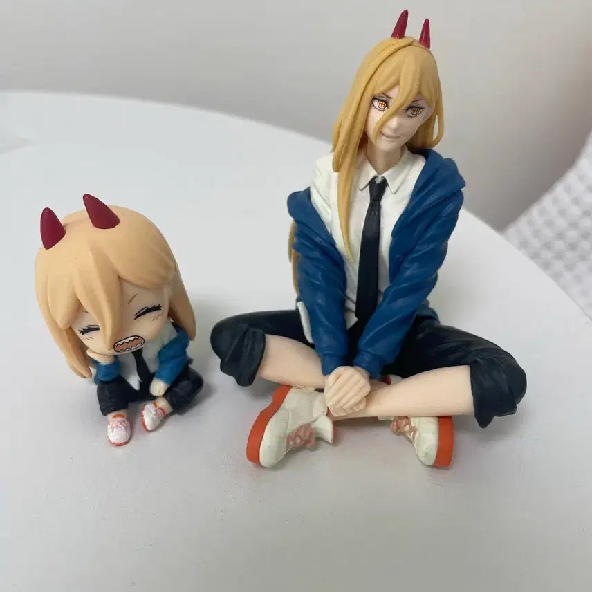 [BUNJANG] Chainsaw Man Power Chokonose Gacha Figure Bundle Set / 일괄)세가 체인소맨 파워 쵸코노세 피규어 어깨쿵가챠
