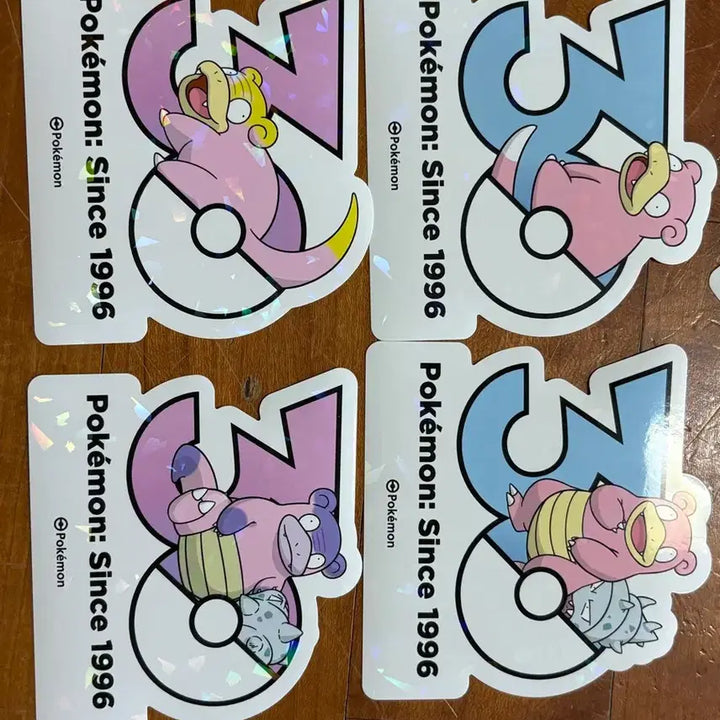 [BUNJANG] Pokemon 30th Anniversary Sticker Set - Slowpoke (4 Types) / 포켓몬 30주년 기념 스티커 세트 야돈 4종