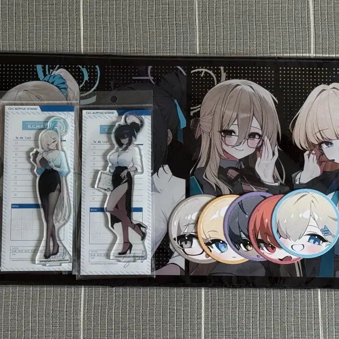 [BUNJANG] Blue Archive C&amp;C Goods Bundle Set (Asuna, Neru, Karin, Toki, Akane) / 블루 아카이브 c&amp;c 굿즈 일괄 판매 아스나 네루 카린 토키 아카네 블아