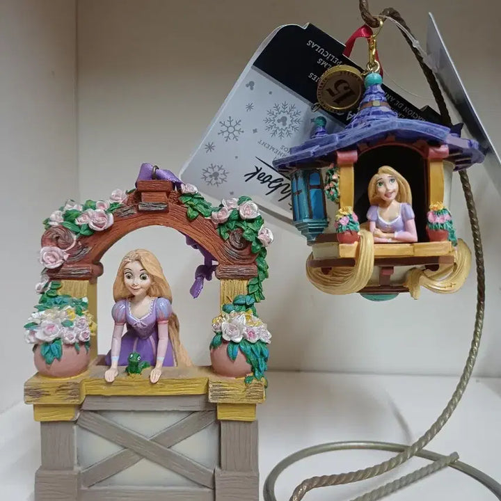 [BUNJANG] Disney Princess Rapunzel Ornament Figure Set / 일괄 라푼젤 오너먼트 피규어 세트