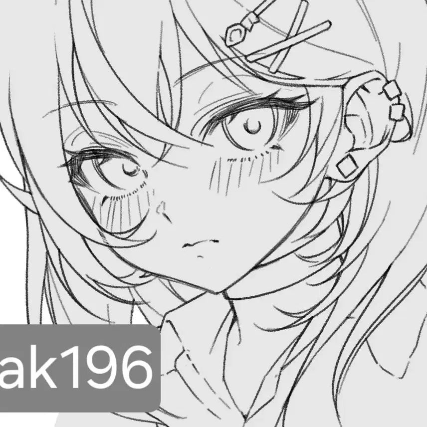 [BUNJANG] Line Art Bust Sketch Commission / LD 선화 두상 낙서 커미션