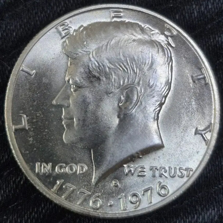 [BUNJANG] 1976 Kennedy Half Dollar Silver Coin RPM Error (Uncirculated) / 1976년 s케네디 하프 달러 은화 DDR에러(완전 미사용)