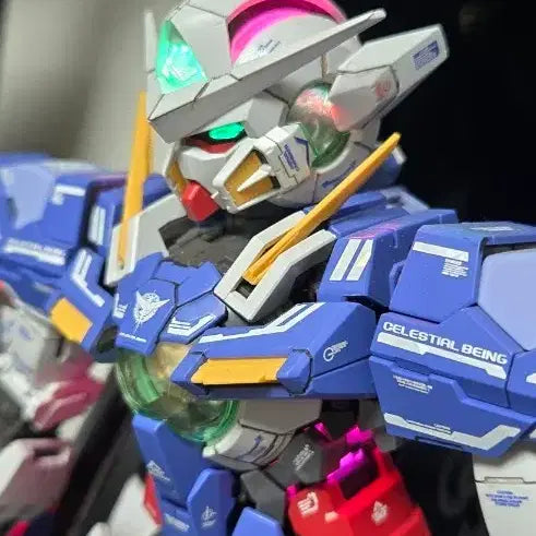 [BUNJANG] Perfect Grade Gundam Exia Assembly LED Decal Completed Model / PG 건담 엑시아 조립품 LED  데칼 완성품