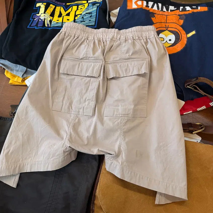 [BUNJANG] Rick Owens 15SS FAUN Pearl Drawstring Pods Shorts / 15SS FAUN 릭 오웬스 펄 드로우스트링 PODS 쇼츠 반바지