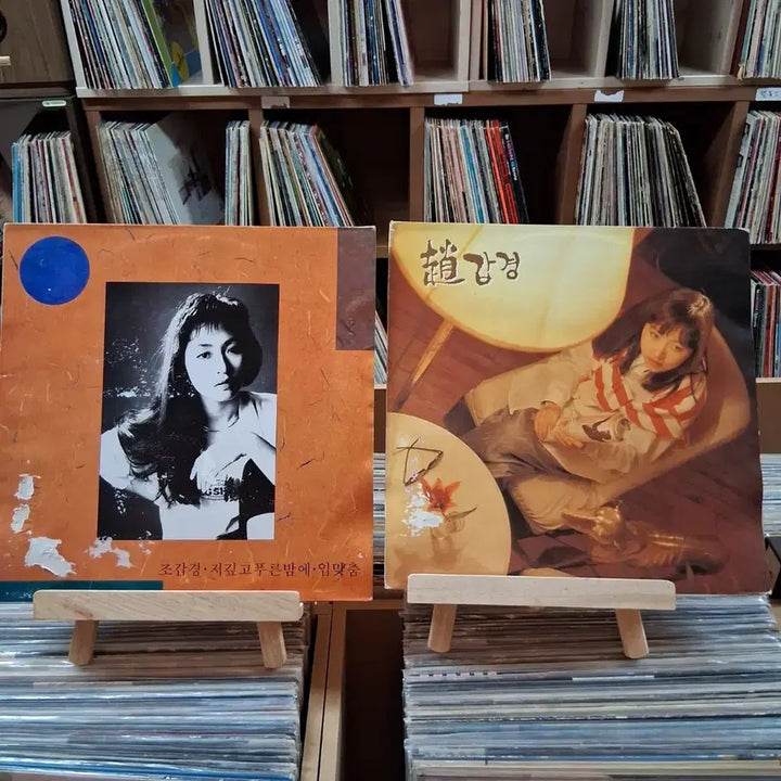 [BUNJANG] Jo Gap Kyung 2x LP Bundle Set / 자켓이 아쉬워 싸게 조갑경 LP 2장 일괄 할인