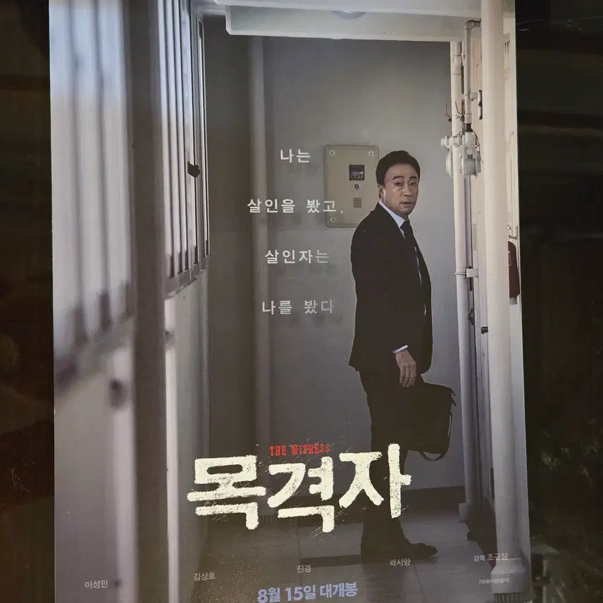 [BUNJANG] The Mimic (2017) Korean Movie Poster / 목격자 / 영화홍보전단지 / 이성민