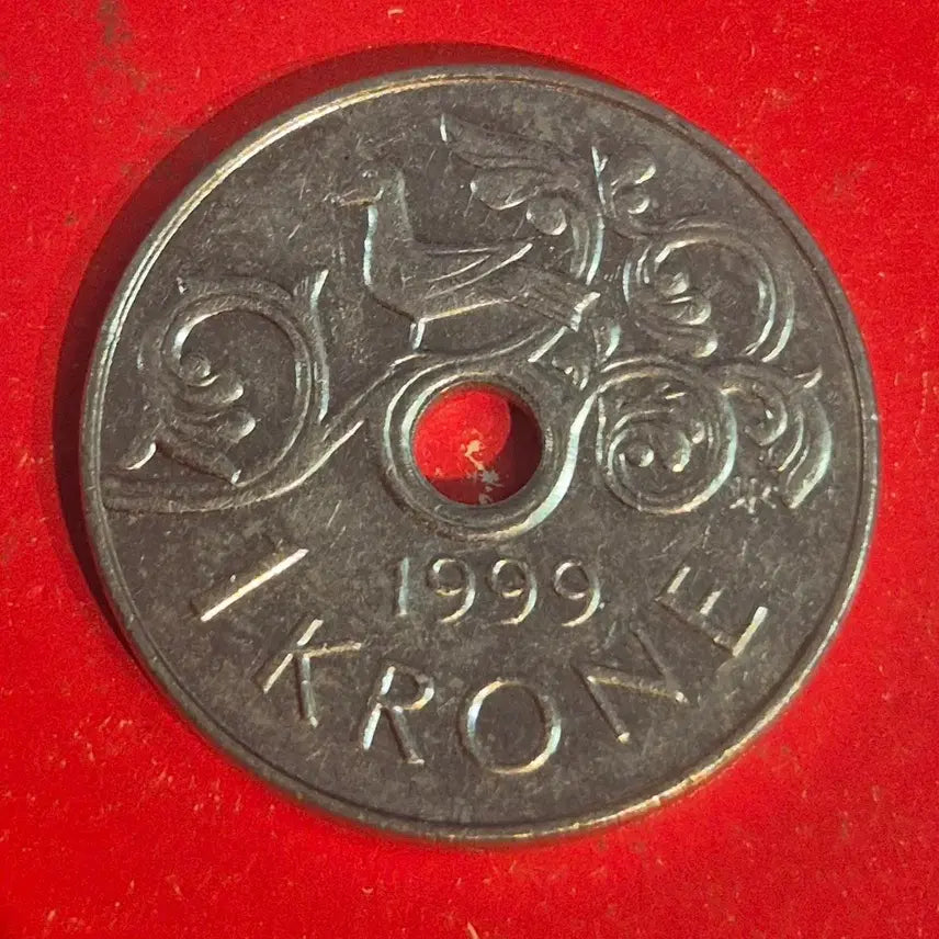 [BUNJANG] 1999 Norway 1 Krone Coin / 1999 노르웨이 1 크로네 동전 M2669